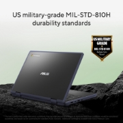 Picture of ASUS Chromebook CR11 Flip CR1104FTA-NS0116 Intel® N N150 29.5 cm (11.6") Touchscreen HD 4 GB LPDDR5-SDRAM 32 GB eMMC Wi-Fi 6 (802.11ax) ChromeOS US International Grey