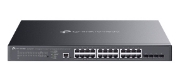 Picture of TP-Link Omada SG3428XMPP network switch Managed L2+ Gigabit Ethernet (10/100/1000) Power over Ethernet (PoE) 1U Black