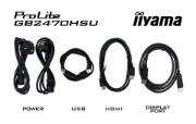 Picture of iiyama G-MASTER GB2470HSU-B6 computer monitor 60.5 cm (23.8") 1920 x 1080 pixels Full HD LCD Black
