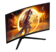 Picture of AOC G4 CQ32G4VE computer monitor 81.3 cm (32") 2560 x 1440 pixels Quad HD LCD Black, Grey