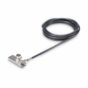 Picture of StarTech.com 10-Pack Dual-Access Laptop Lock, 6.5ft (2m) Keyed Alike and Combination Security Cable Lock for K-Slot Devices, Computer Anti-Theft Steel Cable