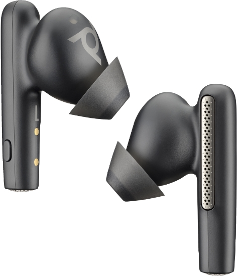 Picture of POLY Voyager Free 60 UC M Carbon Black Earbuds +BT700 USB-C Adapter +Basic Charge Case