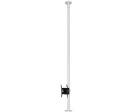 Picture of B-Tech SYSTEM V - CCTV Ceiling Mount for a VESA 200 Tilt Screen and Dome Surveillance Camera - 2m Ø38mm Pole