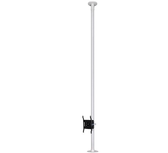Picture of B-Tech SYSTEM V - CCTV Ceiling Mount for a VESA 200 Tilt Screen and Dome Surveillance Camera - 2m Ø38mm Pole