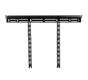 Picture of B-Tech Ultra-Slim Universal Flat Screen Wall Mount