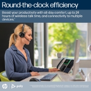 Picture of POLY Voyager 4320 Microsoft Teams Certified Headset +BT700 dongle +Charging Stand