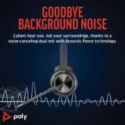 Picture of POLY Voyager 4310 UC Monaural Headset +BT700 USB-A Adapter +Charging Stand