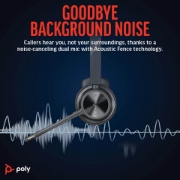 Picture of POLY Voyager 4310 UC Monaural Headset +BT700 USB-A Adapter +Charging Stand