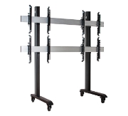 Picture of B-Tech SYSTEM X - 2 x 2 Universal Mobile Videowall Mounting System with Micro-Adjustment for 46-60" screens