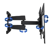 Picture of B-Tech Heavy Duty Twin Cantilever Arm Flat Screen Wall Mount (VESA 800 x 600)