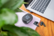 Picture of POLY Voyager Free 60+ UC Carbon Black Earbuds +BT700 USB-A Adapter +Touchscreen Charge Case