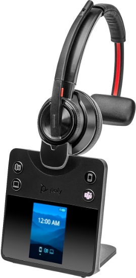 Picture of POLY Savi 8410 Office Monaural Microsoft Teams Certified DECT 1880-1900 MHz Headset