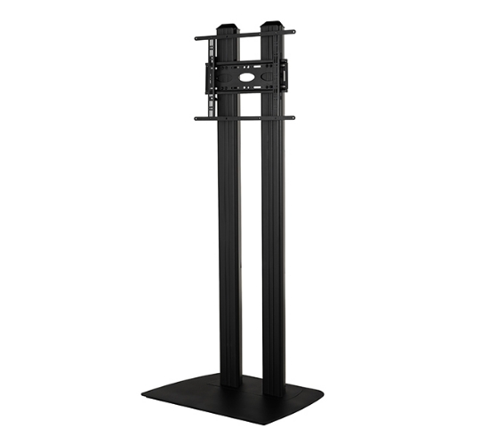 Picture of B-Tech Universal Flat Screen Floor Stand (VESA 600 x 400) - Twin 1.8m Columns