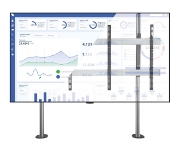 Picture of B-Tech BT83LAEC015-B 3.45 m (136") Black, Silver