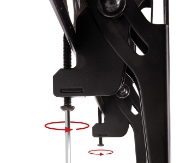 Picture of B-Tech Universal Flat Screen Ceiling Mount with Tilt (VESA 400) - 1m Ø50mm Pole