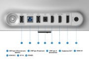 Picture of Samsung G81SF computer monitor 68.6 cm (27") 3840 x 2160 pixels 4K Ultra HD OLED Silver