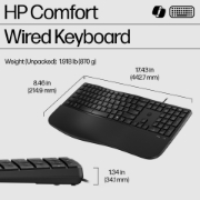 Picture of HP 485 Comfort Wired Keyboard