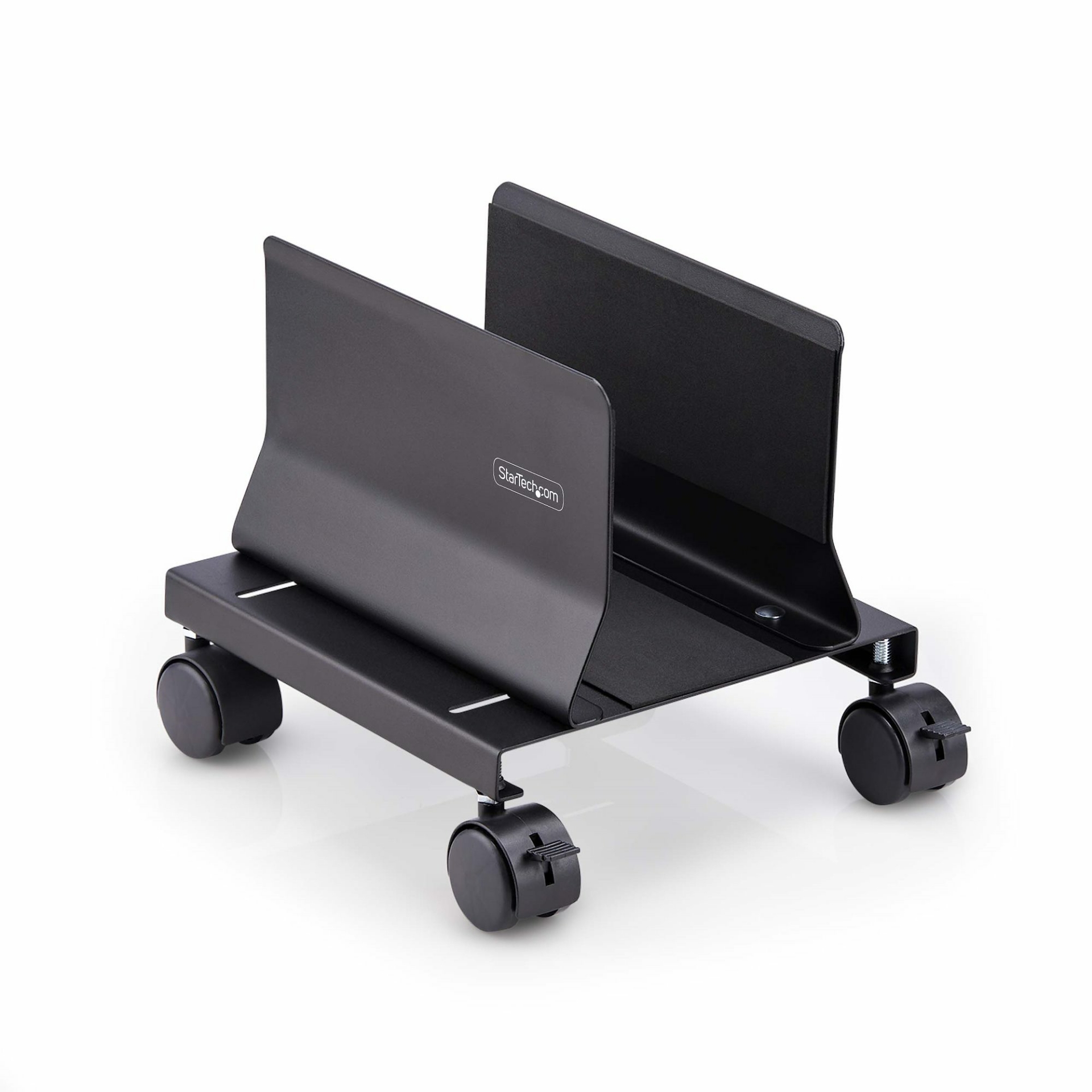 Computer Caddy Table StarTech.com Computer Tower Cart, Rolling Mobile CPU Caddy on Wheels ...