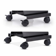 Picture of StarTech.com Computer Tower Cart, Rolling Mobile CPU Caddy on Wheels (Casters), Max Load 46.3lb/21kg, Adjustable PC Case Mount, Desktop Floor Stand, Steel Dolly