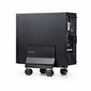 Picture of StarTech.com Computer Tower Cart, Rolling Mobile CPU Caddy on Wheels (Casters), Max Load 46.3lb/21kg, Adjustable PC Case Mount, Desktop Floor Stand, Steel Dolly
