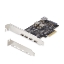 Picture of StarTech.com 5-Port USB PCIe Card, USB 3.2 10Gbps, PCI Express Card with 4x USB-C Ports, 1x USB-A Internal Port, USB PCIe Controller Card, Windows/macOS/Linux