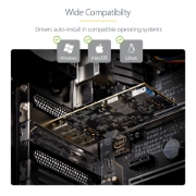 Picture of StarTech.com 5-Port USB PCIe Card, USB 3.2 10Gbps, PCI Express Card with 4x USB-C Ports, 1x USB-A Internal Port, USB PCIe Controller Card, Windows/macOS/Linux