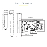 Picture of StarTech.com 5-Port USB PCIe Card, USB 3.2 10Gbps, PCI Express Card with 4x USB-C Ports, 1x USB-A Internal Port, USB PCIe Controller Card, Windows/macOS/Linux