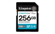 Picture of Kingston Technology 256GB SDXC Canvas Go Plus Gen4 200MB/s C10 UHS-I U3 V30