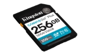 Picture of Kingston Technology 256GB SDXC Canvas Go Plus Gen4 200MB/s C10 UHS-I U3 V30