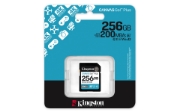 Picture of Kingston Technology 256GB SDXC Canvas Go Plus Gen4 200MB/s C10 UHS-I U3 V30