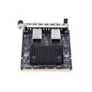 Picture of StarTech.com 2-Port 10Gbps SFP+ OCP 3.0 Server Network Card with Intel X710, SFF 4C+ Compatible, Dual-Port OCP NIC, Works with Windows & Linux