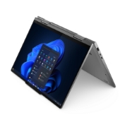Picture of Lenovo ThinkPad X1 2-in-1 Gen 10 Copilot+ PC Intel Core Ultra 7 258V Hybrid (2-in-1) 35.6 cm (14") Touchscreen 2.8K 32 GB LPDDR5x-SDRAM 1 TB SSD Wi-Fi 7 (802.11be) Windows 11 Pro Belgian Grey