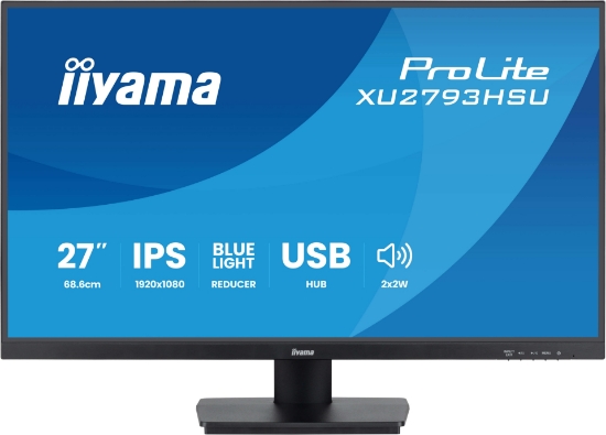 Picture of iiyama ProLite XU2793HSU-B7 computer monitor 68.6 cm (27") 1080 x 1920 pixels Full HD LED Black