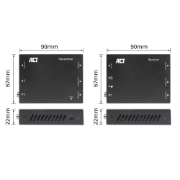 Picture of ACT 4K HDMI 2.0 KVM extender set over CAT6A up to 70 meters