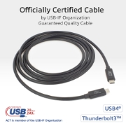 Picture of ACT USB4 20Gbps 240W USB Type-C Cable, USB-IF certified, 2 meters