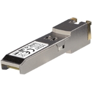 Picture of StarTech.com HPE 813874-B21 Compatible SFP+ Module - 10GBASE-T - SFP to RJ45 Cat6/Cat5e - 10GE Gigabit Ethernet SFP+ - RJ-45 30m - HPE BladeSystem, c-Class
