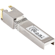 Picture of StarTech.com HPE 813874-B21 Compatible SFP+ Module - 10GBASE-T - SFP to RJ45 Cat6/Cat5e - 10GE Gigabit Ethernet SFP+ - RJ-45 30m - HPE BladeSystem, c-Class