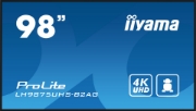 Picture of iiyama LH9875UHS-B2AG Signage Display Digital signage flat panel 2.48 m (97.5") LED Wi-Fi 500 cd/m² 4K Ultra HD Black Built-in processor Android 11 24/7