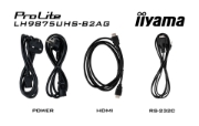 Picture of iiyama LH9875UHS-B2AG Signage Display Digital signage flat panel 2.48 m (97.5") LED Wi-Fi 500 cd/m² 4K Ultra HD Black Built-in processor Android 11 24/7
