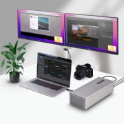 Picture of StarTech.com Thunderbolt 3 PCIe Expansion Chassis, External Enclosure W/Dual PCI Express Slots, PCIe Box for Laptops/Desktops/All-In-Ones, 8K/4K Output Via TB3/DP 1.4 Ports, For Video Capture/Fiber/Ethernet Cards - TAA