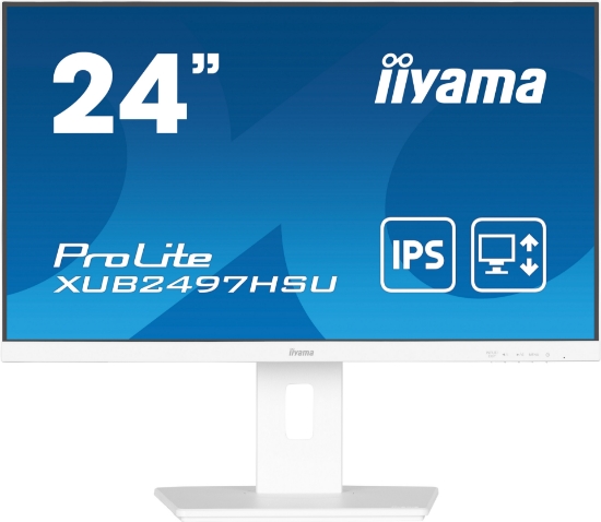Picture of iiyama ProLite XUB2497HSU-W2 computer monitor 60.5 cm (23.8") 1920 x 1080 pixels Full HD LED White