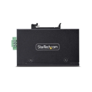Picture of StarTech.com 5-Port Unmanaged Industrial Network Switch, 100/1000 Ethernet, DIN Rail/Wall-Mountable, Rugged IP30 Gigabit Switch, -40F-167F, 9~60V DC, TAA Compliant