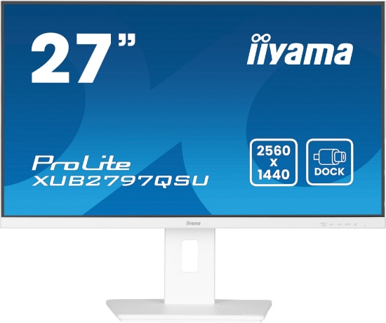 Picture of iiyama ProLite XUB2797QSU-W2 computer monitor 68.6 cm (27") 2560 x 1440 pixels Quad HD LED White