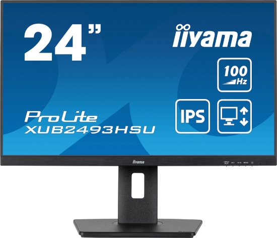 Picture of iiyama XUB2493HSU-B7 computer monitor 60.5 cm (23.8") 1920 x 1080 pixels Full HD LED Black