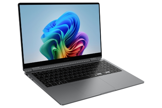 Image de Samsung Galaxy Book5 360 Intel Core Ultra 5 226V Ordinateur portable 39,6 cm (15.6") Écran tactile Full HD 16 Go LPDDR5x-SDRAM 512 Go SSD Wi-Fi 7 (802.11be) Windows 11 Home Gris