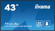 Picture of iiyama LH4360UHS-B2AG Signage Display Digital A-board 108 cm (42.5") LED Wi-Fi 500 cd/m² 4K Ultra HD Black Built-in processor Android 11 24/7