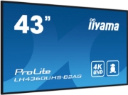Picture of iiyama LH4360UHS-B2AG Signage Display Digital A-board 108 cm (42.5") LED Wi-Fi 500 cd/m² 4K Ultra HD Black Built-in processor Android 11 24/7