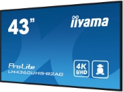 Picture of iiyama LH4360UHS-B2AG Signage Display Digital A-board 108 cm (42.5") LED Wi-Fi 500 cd/m² 4K Ultra HD Black Built-in processor Android 11 24/7