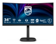 Picture of Philips 3000 series 34B2U3600C/00 computer monitor 86.4 cm (34") 3440 x 1440 pixels Wide Quad HD LCD Black