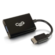 Picture of C2G 41351 video cable adapter 0.2032 m HDMI VGA (D-Sub) Black